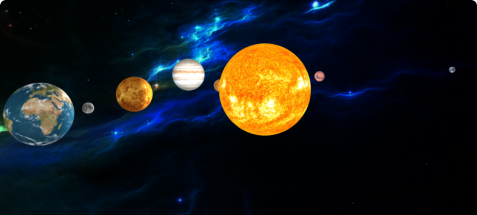 image de l'application galaxy three js
